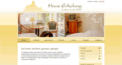 Desktop Screenshot of haus-erholung.de